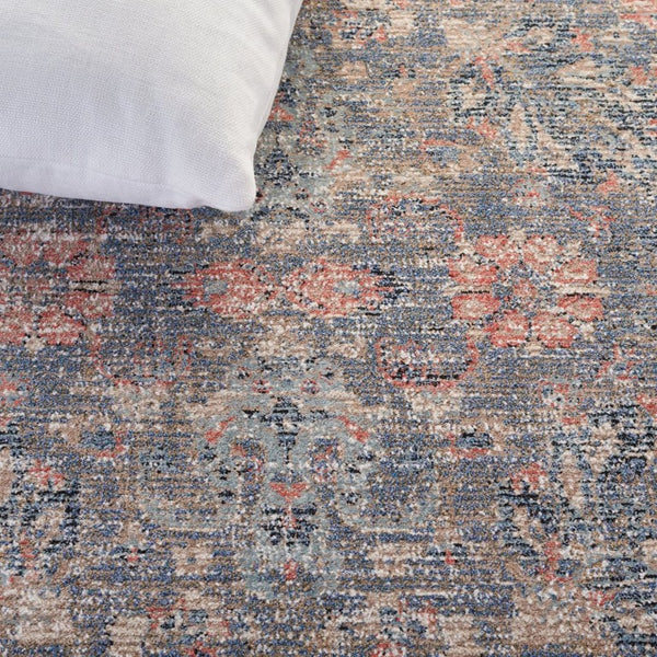 Safavieh Lauren Ralph Power-Loomed Transitional Area Rug in Polyester Cotton Blend for Large Rooms 6'-0" x 9'-2" LRL1600N-6