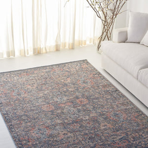 Safavieh Lauren Ralph Power-Loomed Transitional Area Rug in Polyester Cotton Blend for Large Rooms 6'-0" x 9'-2" LRL1600N-6