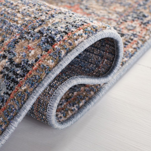 Safavieh Lauren Ralph Power-Loomed Transitional Area Rug in Polyester Cotton Blend for Large Rooms 6'-0" x 9'-2" LRL1600N-6