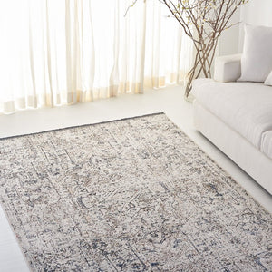 Safavieh Lauren Ralph Power-Loomed Traditional Area Rug Polyester Cotton Blend for Living Rooms 6'-0" x 9'-2" LRL1604A-6