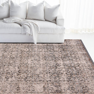Safavieh Lauren Ralph Power-Loomed Ivory Navy Area Rug Formal Low Pile Living Room 10'-0" x 14'-0" LRL1608A-10