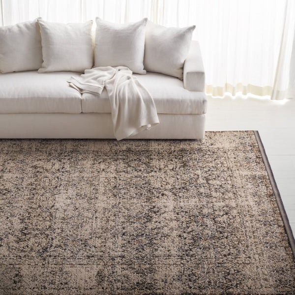 Safavieh Lauren Ralph Power-Loomed Ivory Navy Area Rug Formal Low Pile Living Room 10'-0" x 14'-0" LRL1608A-10