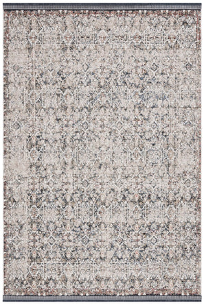 Safavieh Lauren Ralph Power-Loomed Ivory Navy Area Rug Formal Low Pile Living Room 6'-0" x 9'-2" LRL1608A-6