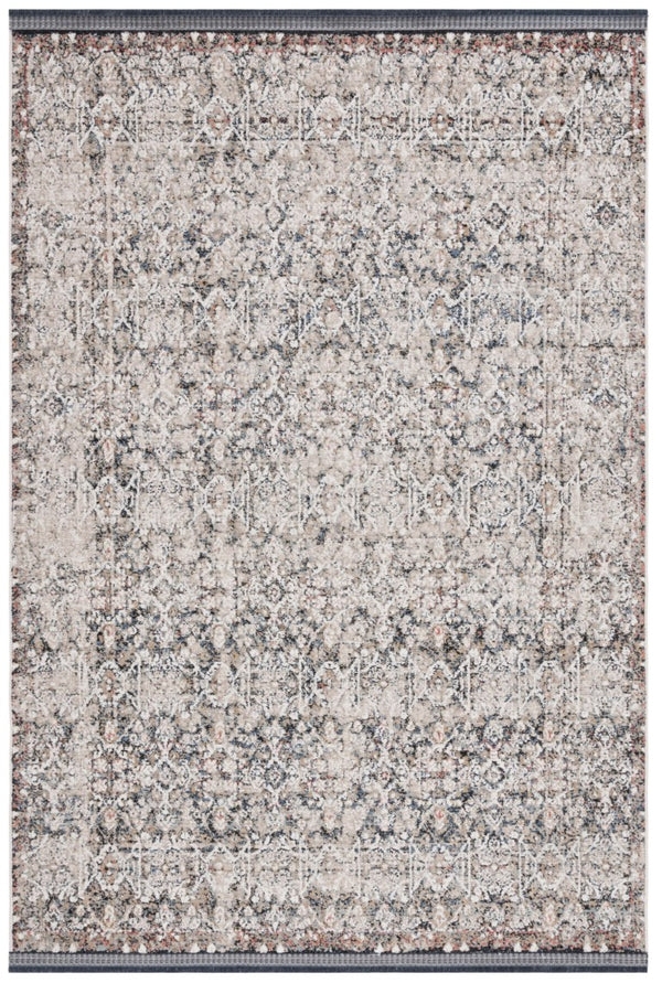 Safavieh Lauren Ralph Power-Loomed Ivory Navy Area Rug Formal Low Pile Living Room 6'-0" x 9'-2" LRL1608A-6