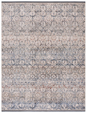 Safavieh Lauren Ralph Transitional Area Rug Power Loomed Turkey Navy Rust Polyester Blend 10'-0" x 14'-0" LRL1614N-10