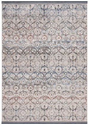 Safavieh Lauren Ralph Transitional Area Rug Power Loomed Turkey Navy Rust Polyester Blend 6'-0" x 9'-2" LRL1614N-6