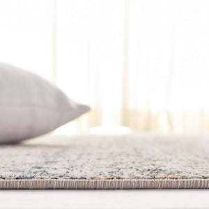 Safavieh Lauren Ralph Transitional Area Rug Power Loomed Turkey Navy Rust Polyester Blend 6'-0" x 9'-2" LRL1614N-6