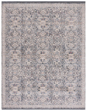 Safavieh Lauren Ralph Ivory Navy Transitional Area Rug Power Loomed Polyester Blend Living Room 10'-0" x 14'-0" LRL1618A-10
