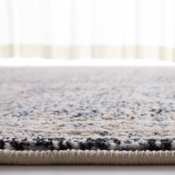 Safavieh Lauren Ralph Ivory Navy Transitional Area Rug Power Loomed Polyester Blend Living Room 10'-0" x 14'-0" LRL1618A-10