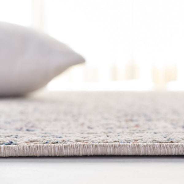 Safavieh Lauren Ralph Ivory Navy Transitional Area Rug Power Loomed Polyester Blend Living Room 6'-0" x 9'-2" LRL1618A-6