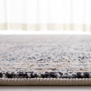 Safavieh Lauren Ralph Ivory Navy Transitional Area Rug Power Loomed Polyester Blend Living Room 6'-0" x 9'-2" LRL1618A-6