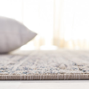 Safavieh Kiliney Power Loomed Solid Ivory Navy Area Rug for Living Room or Bedroom 10'-0" x 14'-0" LRL1620A-10