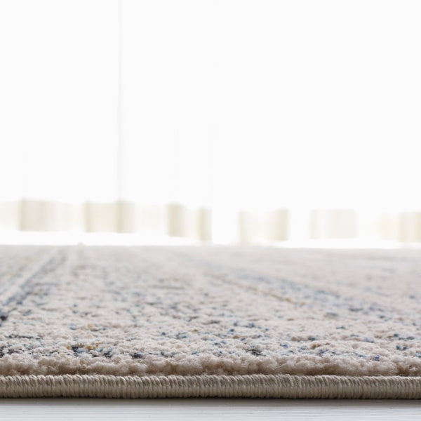 Safavieh Kiliney Power Loomed Solid Ivory Navy Area Rug for Living Room or Bedroom 10'-0" x 14'-0" LRL1620A-10
