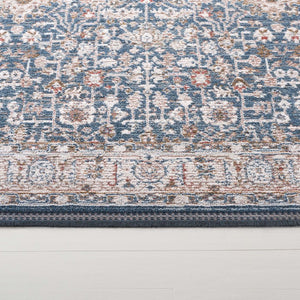 Safavieh Lrl Turkish Power Loomed Area Rug in Light Blue Ivory Traditional Pattern LRL1622L-8