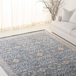 Safavieh Lrl Turkish Power Loomed Area Rug in Light Blue Ivory Traditional Pattern LRL1622L-8