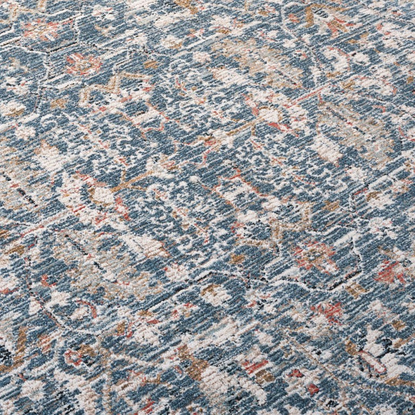 Safavieh Lrl Crafton Power Loomed Turkish Area Rug in Soft Blue Ivory for Living Spaces LRL1624N-8