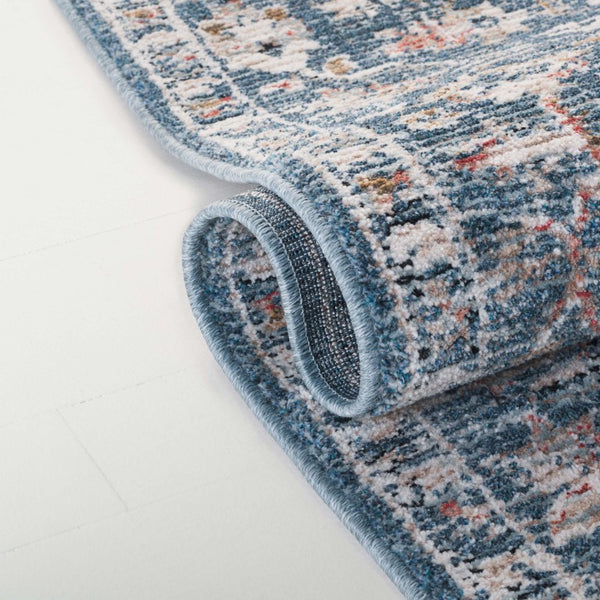 Safavieh Lrl Crafton Power Loomed Turkish Area Rug in Soft Blue Ivory for Living Spaces LRL1624N-8