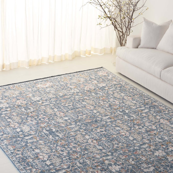 Safavieh Lrl Crafton Power Loomed Turkish Area Rug in Soft Blue Ivory for Living Spaces LRL1624N-8