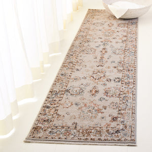 Safavieh Lauren Elegant Oushak-Inspired Area Rug In Beige With Rust Brown Accents, Low Pile, Durable Power-Loomed Luxury 8'-0" x 10'-0" LRL1632B-8