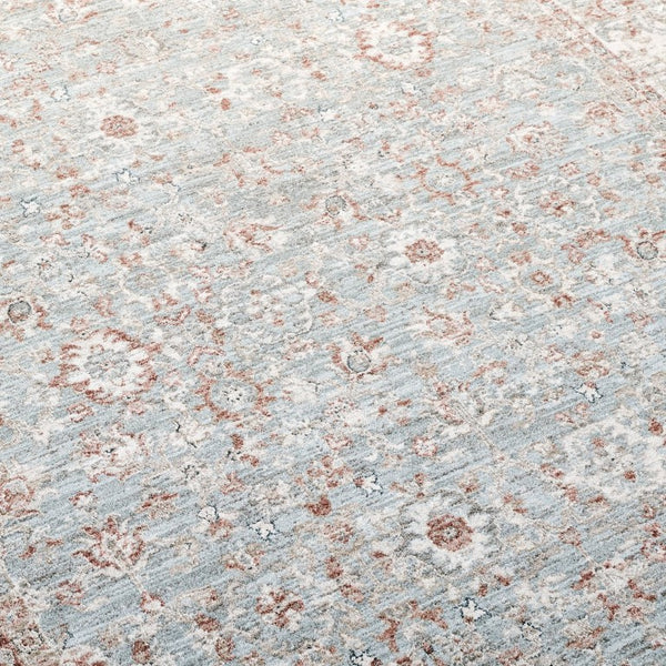 Safavieh Lrl Power Loomed Polyester Area Rug Traditional Blue Rust Tones for Living Rooms 10'-0" x 13'-0" LRL1751M-10
