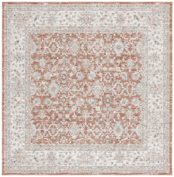 Safavieh Lrl Oriental Runner Rug Power Loomed in Turkey with Rich Polyester Pile for Hallways 6'-7" x 6'-7" Square LRL1751P-7SQ