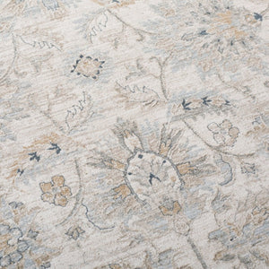 Safavieh Lrl Clarendon Traditional Polyester Area Rug Ivory Gold Formal Living Room Accent 5'3" x 7'6" LRL1757A-5