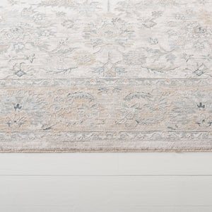 Safavieh Lrl Clarendon Traditional Polyester Area Rug Ivory Gold Formal Living Room Accent 5'3" x 7'6" LRL1757A-5
