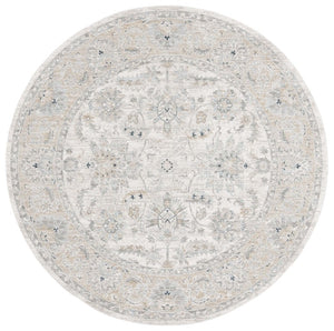 Safavieh Lrl Clarendon Traditional Polyester Area Rug Ivory Gold Formal Living Room Accent 6'7" x 6'7" Round LRL1757A-7R
