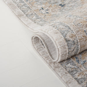 Safavieh Lrl Clarendon Traditional Polyester Area Rug Ivory Gold Formal Living Room Accent 6'7" x 6'7" Square LRL1757A-7SQ