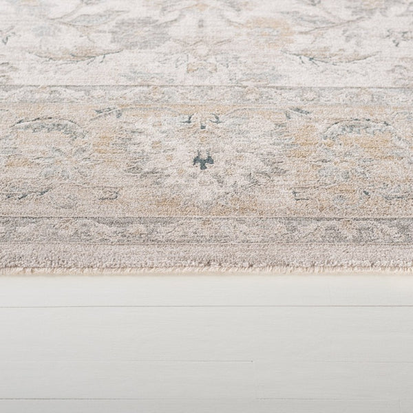 Safavieh Lrl Clarendon Traditional Polyester Area Rug Ivory Gold Formal Living Room Accent 9' x 12' LRL1757A-9