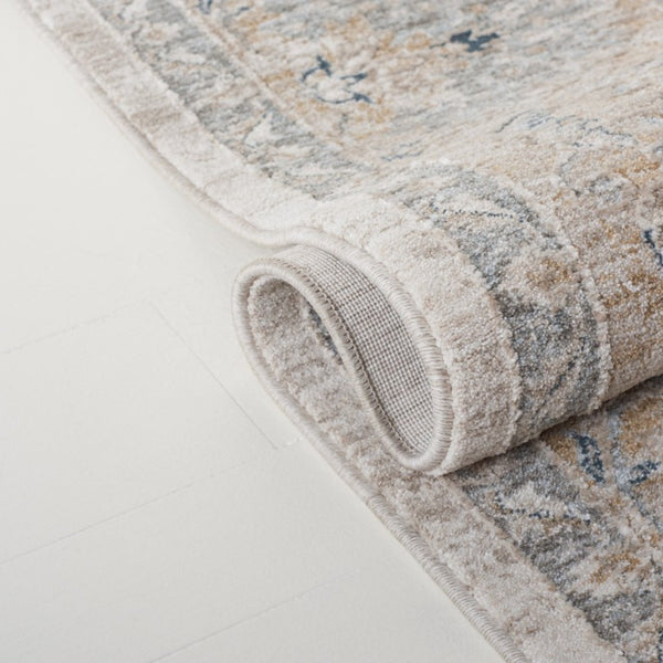 Safavieh Lrl Clarendon Traditional Polyester Area Rug Ivory Gold Formal Living Room Accent 9' x 12' LRL1757A-9