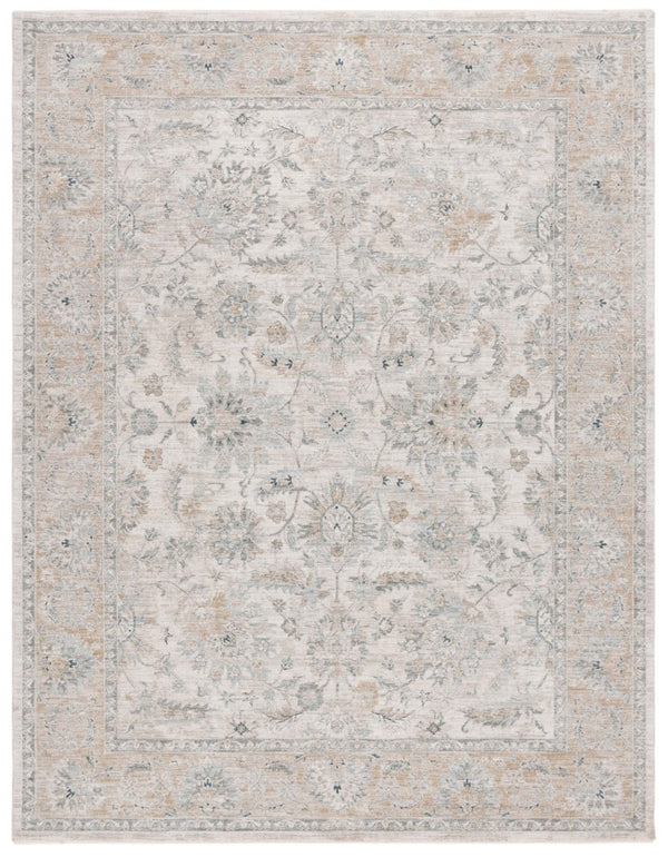 Safavieh Lrl Clarendon Traditional Polyester Area Rug Ivory Gold Formal Living Room Accent 9' x 12' LRL1757A-9