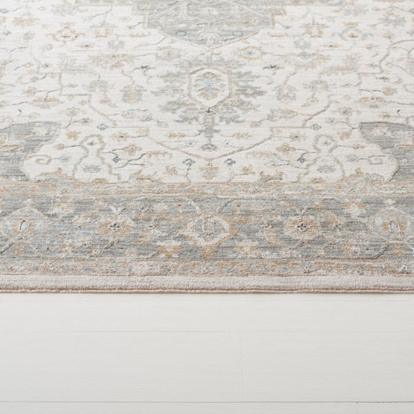 Safavieh Lrl Power-Loomed Polyester Area Rug Turkish Craft Ivory Blue Living Room Accent 4'-0" x 6'-0" LRL1759A-4