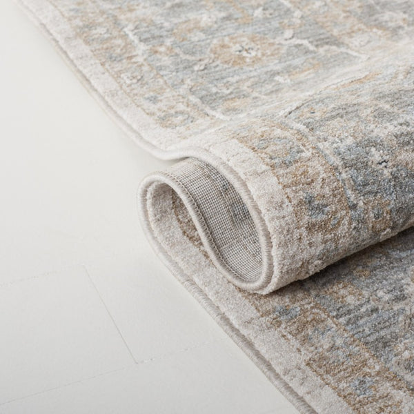 Safavieh Lrl Power-Loomed Polyester Area Rug Turkish Craft Ivory Blue Living Room Accent 4'-0" x 6'-0" LRL1759A-4