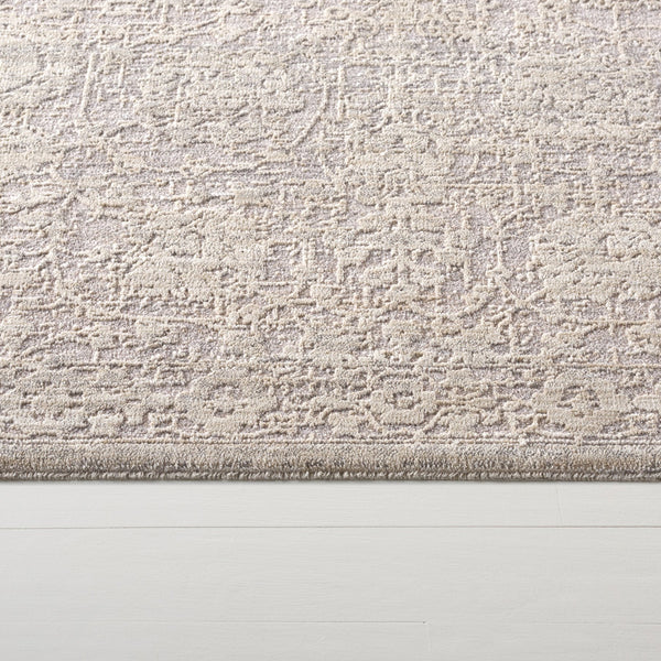 Safavieh Lauren Low-Profile Grey & Ivory Area Rug — Power-Loomed Turkey, Transitional Floral Motifs, Durable Soft Polyester (8X10) 8'-0" x 10'-0" LRL1780F-8
