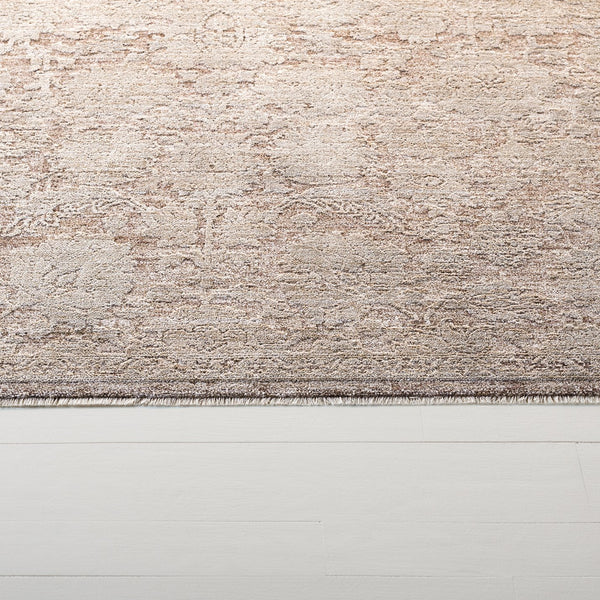 Safavieh Lauren Neutral Beige & Brown 8X10 Low-Profile Area Rug – Power-Loomed Turkey, Durable Polyester Elegance LRL1781T-8