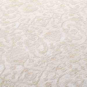 Safavieh Lauren Soft Beige & Ivory Carmen 8X10 Rug — Transitional Low-Profile 3/8" Polyester, Durable Elegance LRL1784B-8