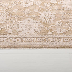 Safavieh Lauren Neutral Beige Ivory 8X10 Area Rug – Low-Profile 3/8" Pile, Power-Loomed Turkey, Durable Polyester LRL1785B-8