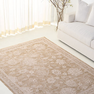 Safavieh Lauren Neutral Beige Ivory 8X10 Area Rug – Low-Profile 3/8" Pile, Power-Loomed Turkey, Durable Polyester LRL1785B-8