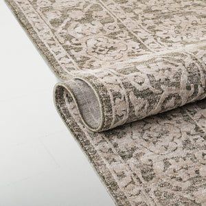Safavieh Lauren Rug 8X10 Green & Ivory Transitional Low-Profile Area Rug, Power-Loomed Turkey, Durable LRL1786Y-8