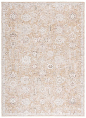 Safavieh Lauren Ralph Rosalie Power Loomed Polyester Floral Rug Warm Ivory Gold Tones LRL1792B-8