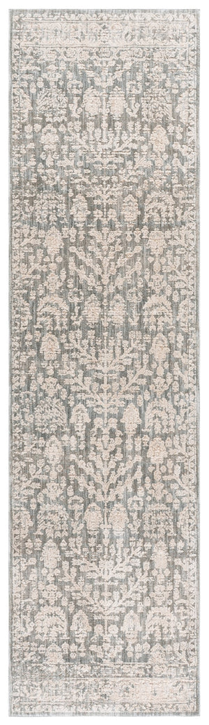 Safavieh Lauren Rosalie Traditional 8X10 Blue Ivory Area Rug – Power-Loomed Comfort, Botanical Geometric Design LRL1793M-8