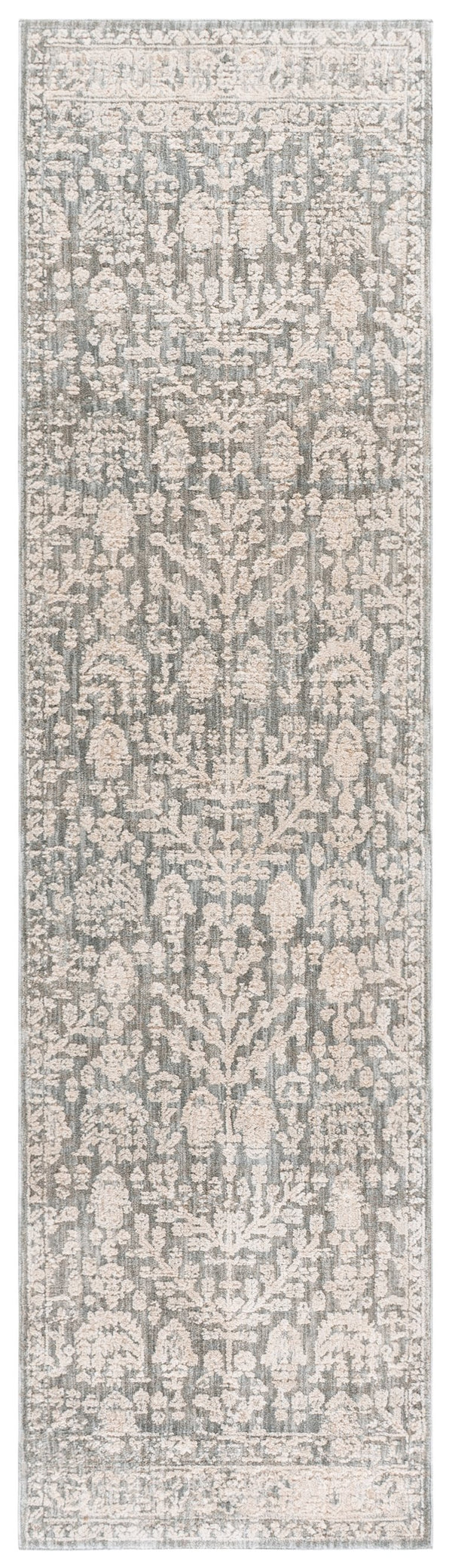 Safavieh Lauren Rosalie Traditional 8X10 Blue Ivory Area Rug – Power-Loomed Comfort, Botanical Geometric Design LRL1793M-8