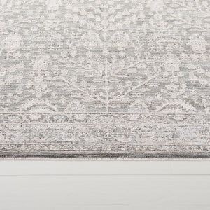 Safavieh Lauren Rosalie Traditional 8X10 Blue Ivory Area Rug – Power-Loomed Comfort, Botanical Geometric Design LRL1793M-8