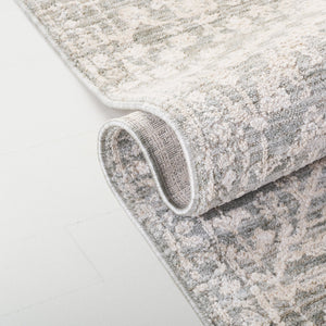 Safavieh Lauren Rosalie Traditional 8X10 Blue Ivory Area Rug – Power-Loomed Comfort, Botanical Geometric Design LRL1793M-8
