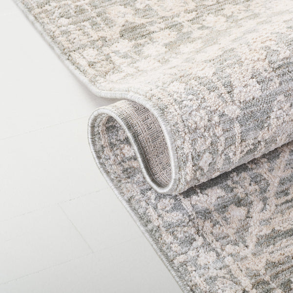 Safavieh Lauren Rosalie Traditional 8X10 Blue Ivory Area Rug – Power-Loomed Comfort, Botanical Geometric Design LRL1793M-8