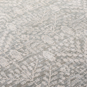 Safavieh Lauren Rosalie Traditional 8X10 Blue Ivory Area Rug – Power-Loomed Comfort, Botanical Geometric Design LRL1793M-8