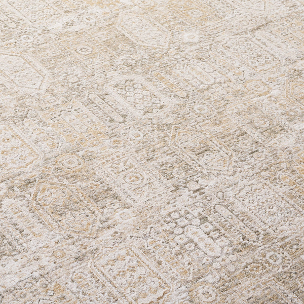 Safavieh Lauren Neutral Ivory Beige-Brown Area Rug — Low Pile, Durable Power-Loomed Polyester For Living Rooms 10'-0" x 13'-0" LRL1796B-1013