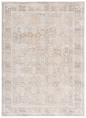 Safavieh Lauren Transitional Ivory Beige-Brown Area Rug, Low Pile 3/8" Power-Loomed Polyester Durable Elegance 9'-0" x 12'-0" LRL1796B-9