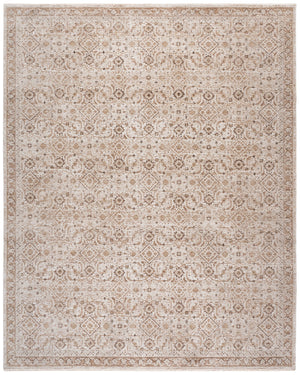 Safavieh Lauren Neutral Ivory Beige-Brown Area Rug — Low Pile, Durable Power-Loomed Polyester For Living Rooms 10'-0" x 13'-0" LRL1796B-1013